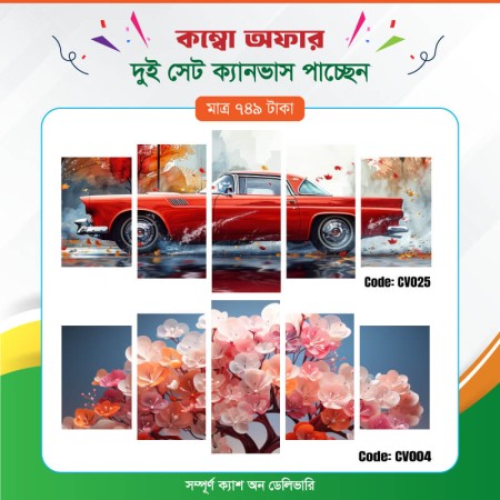 কম্বো ক্যানভাস ২ সেট Code: CV004 , CV025