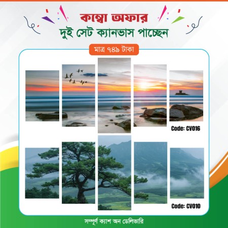 কম্বো ক্যানভাস ২ সেট Code: CV010 , CV016