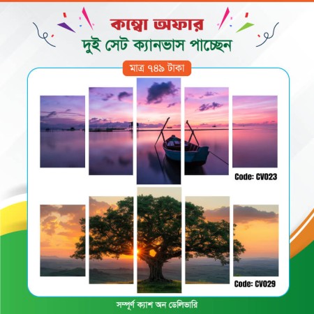 কম্বো ক্যানভাস ২ সেট Code: CV023 , CV029
