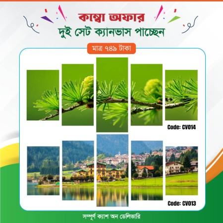 কম্বো ক্যানভাস ২ সেট Code: CV013 , CV014