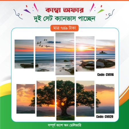 কম্বো ক্যানভাস ২ সেট Code: CV016 , CV029