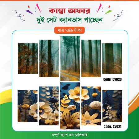 কম্বো ক্যানভাস ২ সেট Code: CV020 , CV021