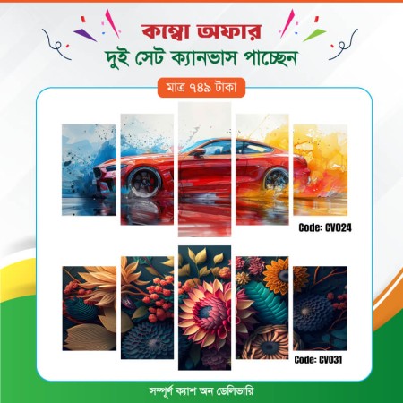 কম্বো ক্যানভাস ২ সেট Code: CV024 , CV031