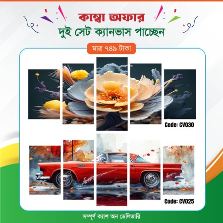 কম্বো ক্যানভাস ২ সেট Code: CV025 , CV030