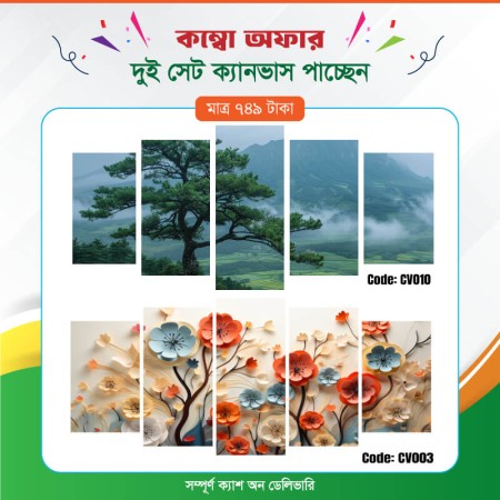 কম্বো ক্যানভাস ২ সেট Code: CV003 , CV010