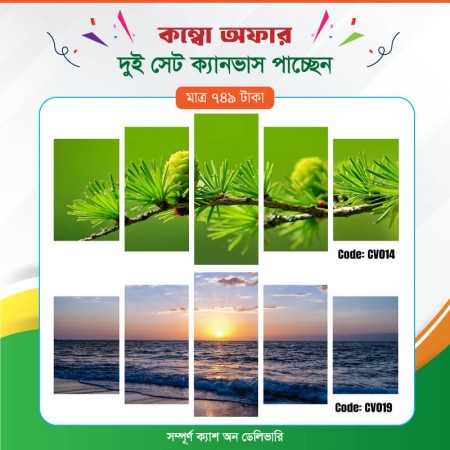 কম্বো ক্যানভাস ২ সেট Code: CV014 , CV019