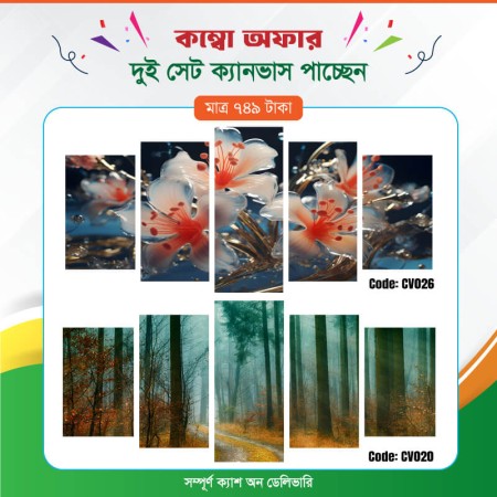 কম্বো ক্যানভাস ২ সেট Code: CV020 , CV026